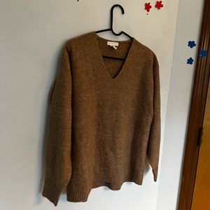soft tan sweater